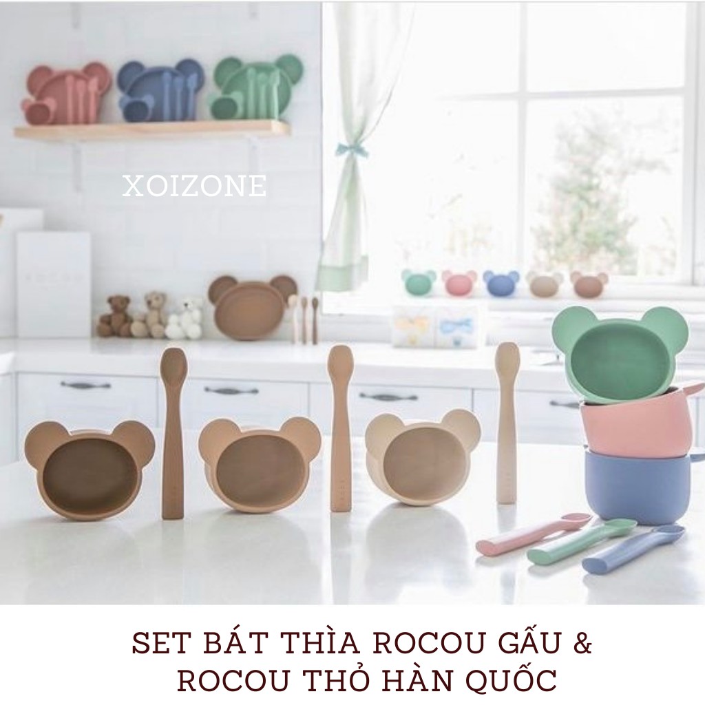 Set gấu bé Rocou Hàn Quốc (Có sẵn)