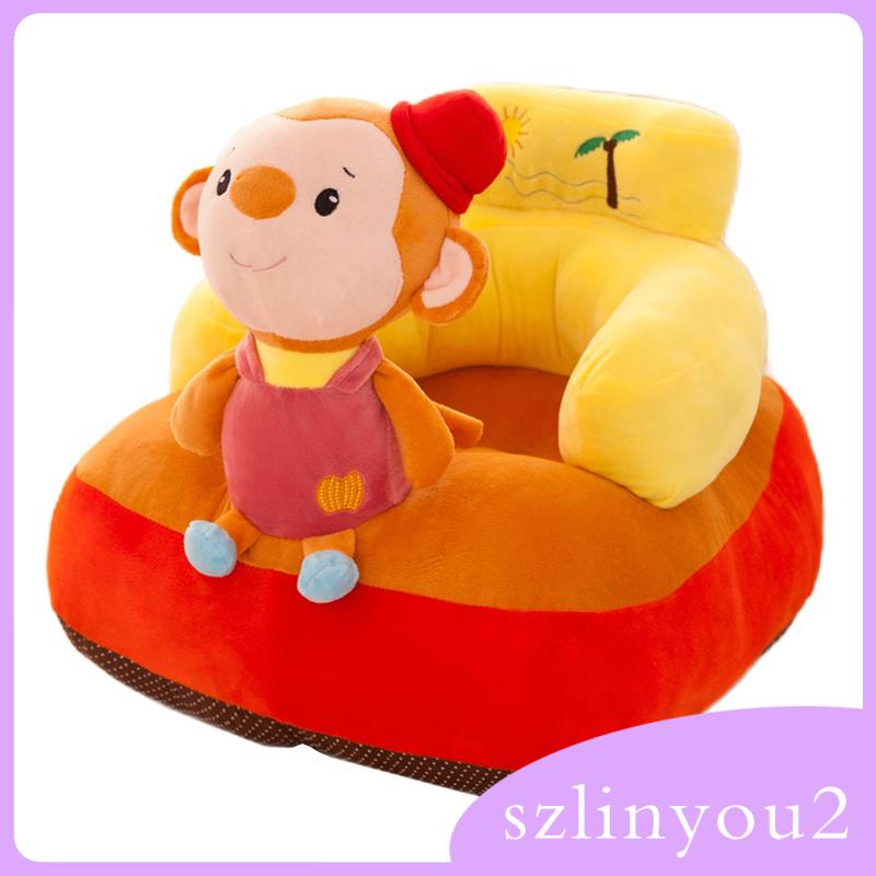 Đồ Chơi Ghế Sofa Hình Động Vật Hoạt Hình Dễ Thương Cho Bé Sơ Sinh Tập Ngồi cover
