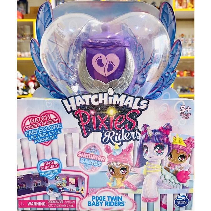 Bộ Búp bê Hatchimals Pixies sinh đôi và thú cưng