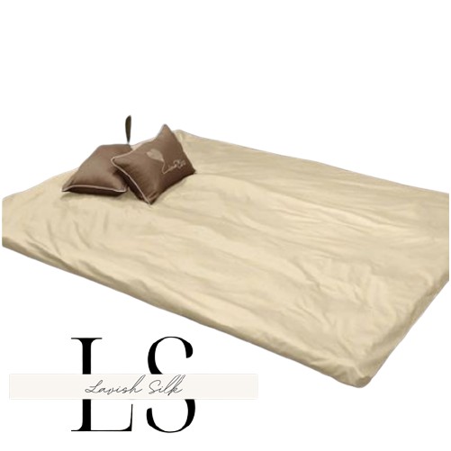 Áo Bọc Nệm Áo Bọc Topper 1m4 và 1m6  Phi Lụa Cao Cấp Lavish Silk hàng loại 1 mát lạnh không nối vải (22 màu )