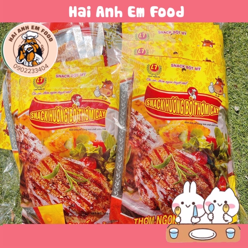 Bịch snack hương bò thơm cay 50 gói