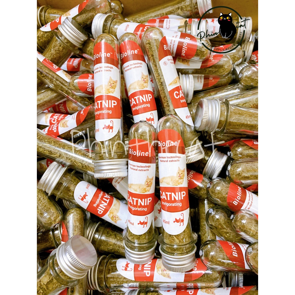Catnip cao cấp Bioline - Ống 45ml và Hũ 230ml | phinthecat