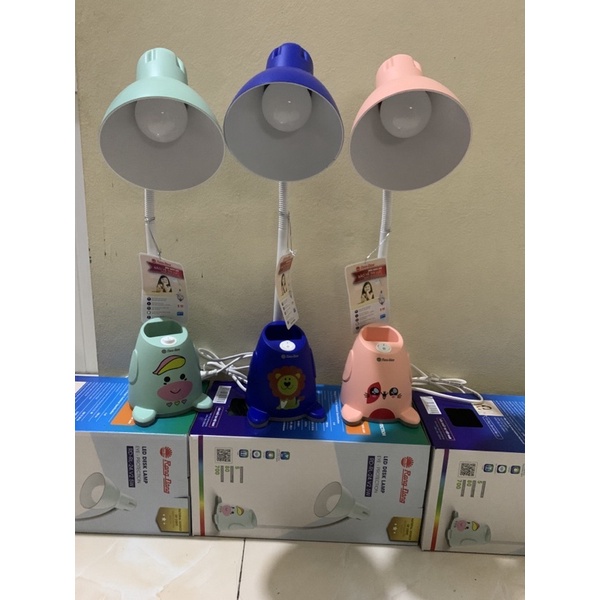 Đèn học để bàn Rạng Đông chống cận bảo vệ thị lực - tặng 1 bóng 5W ánh sáng vàng tiết kiệm điện năng