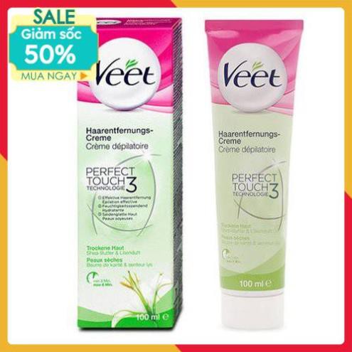 ❤SALE TO 50%❤ Kem Tẩy Lông Veet Pháp 100ml ⚡️𝑪𝒉𝒖𝒂̂̉𝒏 𝑪𝒉𝒊́𝒏𝒉 𝑯𝒂̃𝒏𝒈 ⚡️ Kem Tẩy Lông Chuẩn Chính Hãng