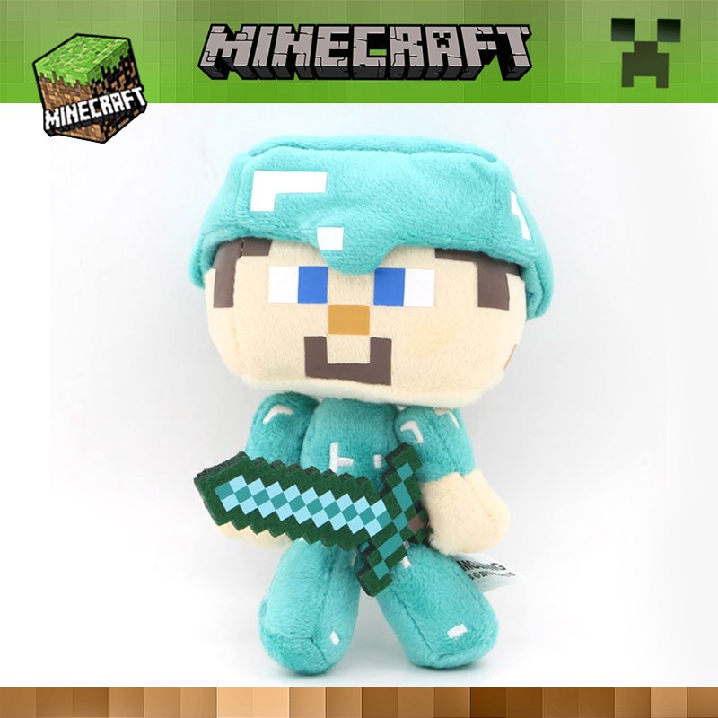 Đồ chơi nhồi bông hình zombie trong game minecraft chất lượng