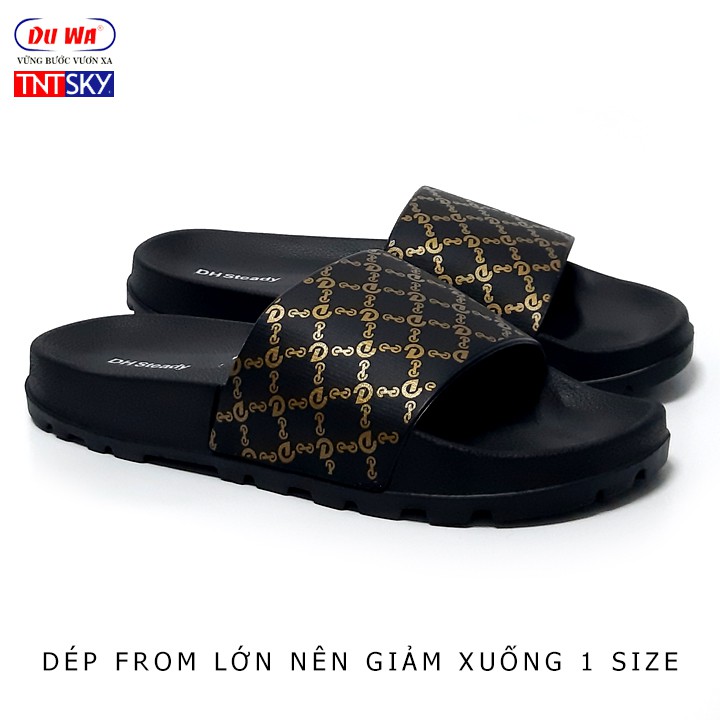 Dép nam DUWA siêu nhẹ - Hàng chính hãng - Quai ngang DH9010