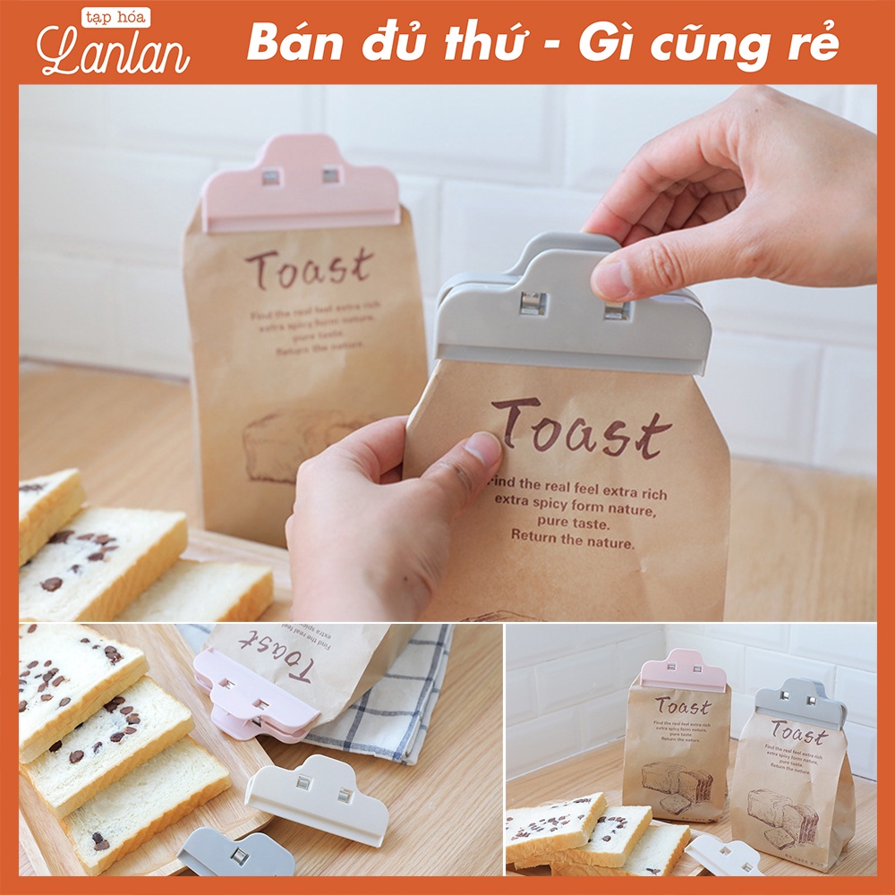 😍 Kẹp Miệng Túi Thực Phẩm, Kẹp Mỏ Vịt Loại Lớn Đa Năng, Kẹp Chặt Gói Thức Ăn, Gia Vị, Sữa, Bánh Kẹo