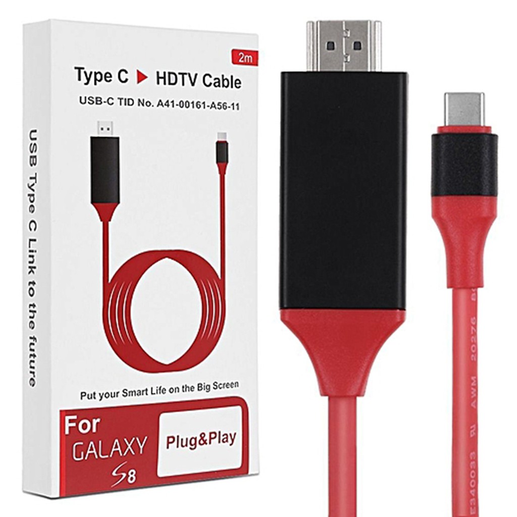 Cáp chuyển Type-C ra HDMI dài 2m cho Android Earldom ET-W12 - Hàng Chính Hãng