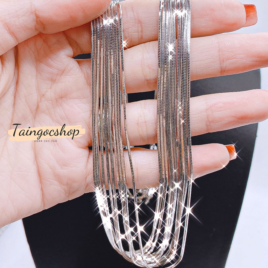 DÂY MÌ Ý CAO CẤP 925 XI BẠCH KIM