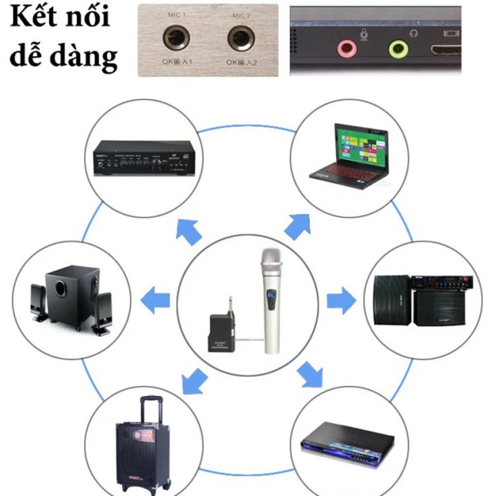 Micro karaoke không dây Xingma PC-K3