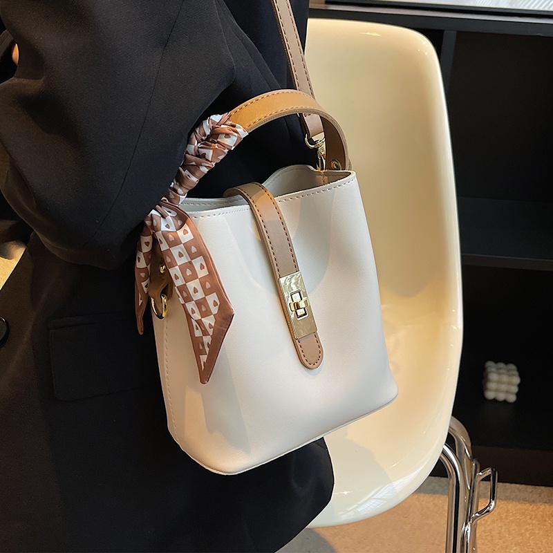 Túi Xách bucket Đeo Vai Thời Trang Thu Đông Phong Cách retro Mới