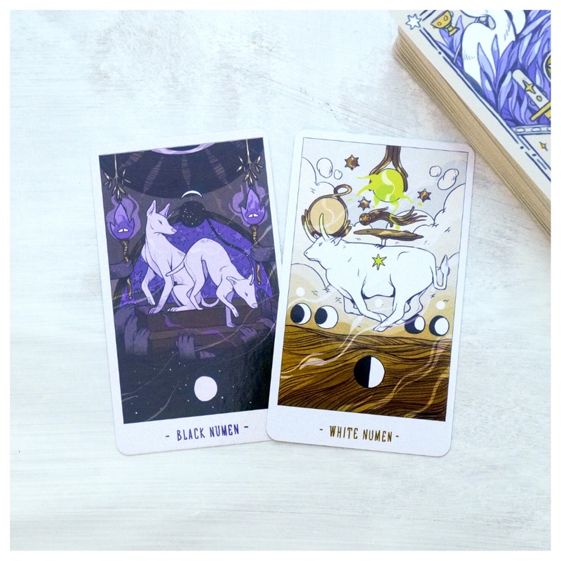 Bộ bài White Numen Tarot - A Sacred Animal Tarot - Tác giả Alba Ballesta González - Bộ bài 78 lá kèm hướng dẫn
