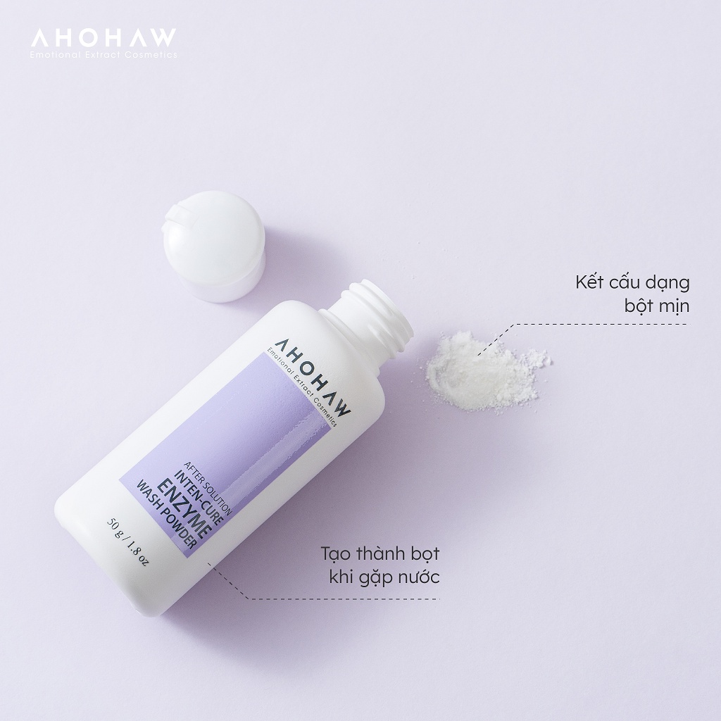 Bột rửa mặt làm sạch sâu cho da nhạy cảm Inten Cure Enzyme Wash Powder