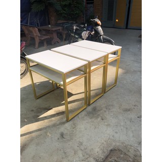 Bàn làm việc, bàn nail chân sắt hiện đại