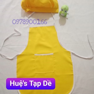 Tạp dề mầm non (k kèm mũ)