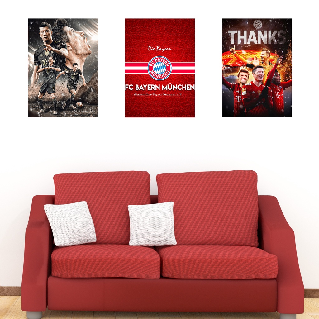 Poster Bayern Munich, Ảnh Dán Tường Bayern Munich Cực Đẹp, Poster Bóng Đá Có In Theo Yêu Cầu