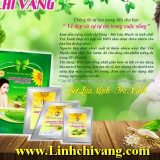 TẮM TRẮNG SỮA NON YẾN MẠCH TINH CHẤT TRÀ XANH LINH CHI VÀNG