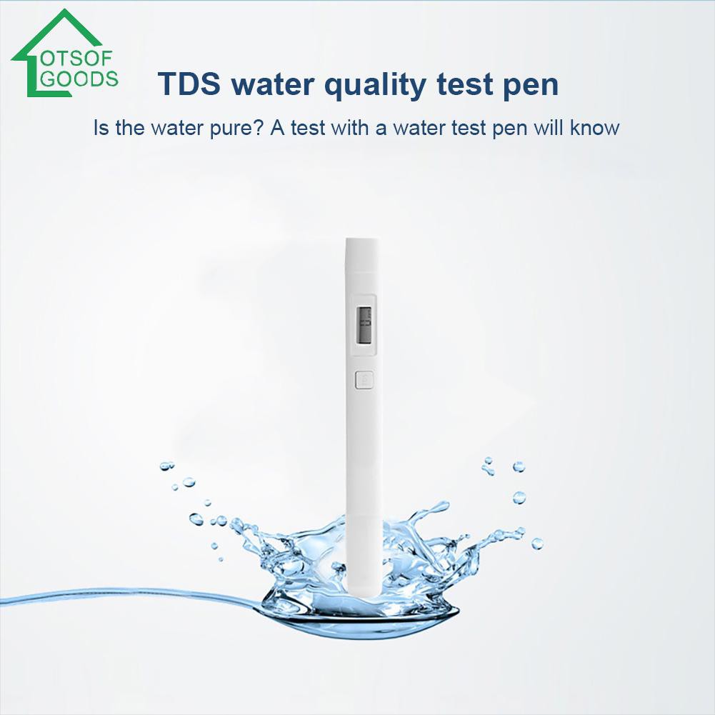 Bút kiểm tra chất lượng nước màn hình kỹ thuật số TDS 0-9990 ppm 