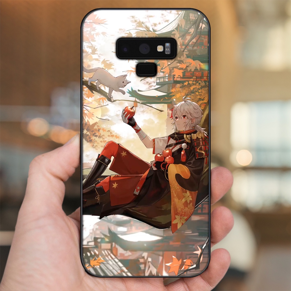 Ốp lưng Samsung Note 9 viền đen in hình Kazuha Genshin Impact
