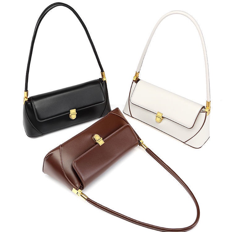 Túi xách hình bánh mì đeo vai kiểu dáng Pháp cổ điển