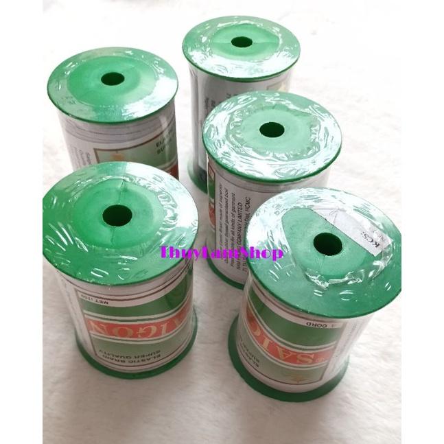 Cuộn thun super quality sài gon luồn quần áo, thun nhún, thun may khẩu trang