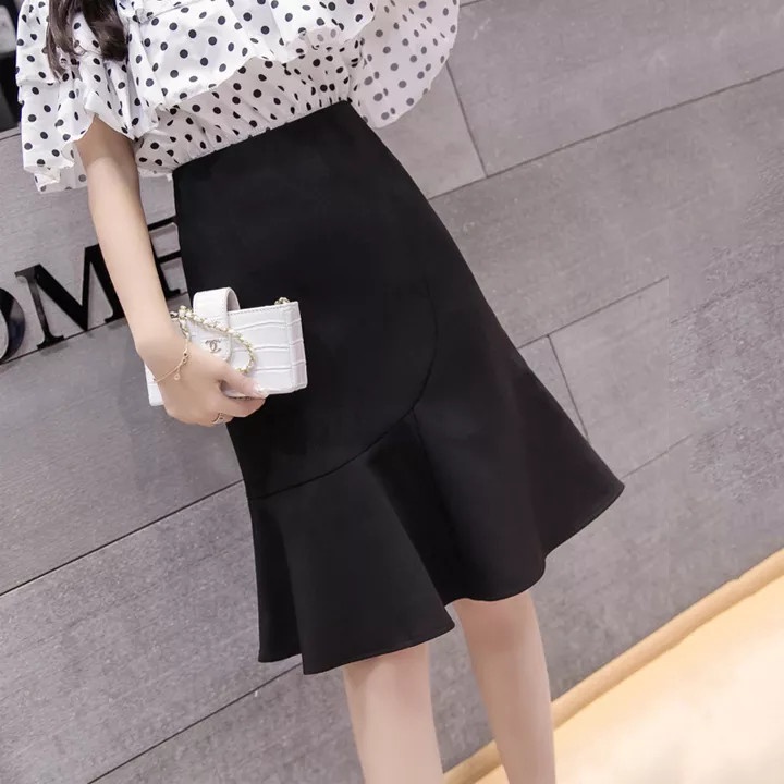 Chân váy đuôi cá công sở Bigsize tới 65kg chất tuyết mưa