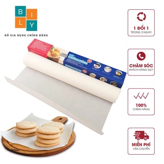 Giấy nến cuộn chống dính làm bánh, nướng lót bánh bao, Moriitalia 30cm x 5m Thụy Điển