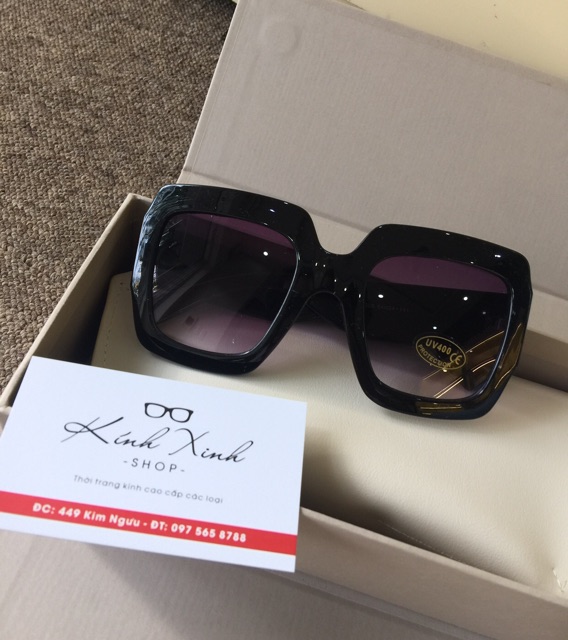 Kính râm GUC mắt vuông bản to OVERSIZSE - GUCVR1