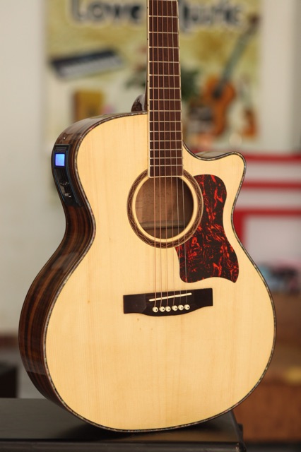 Guitar acousic điệp kỹ LV-498 tích hợp EQ cắm ra loa và máy chỉnh dây