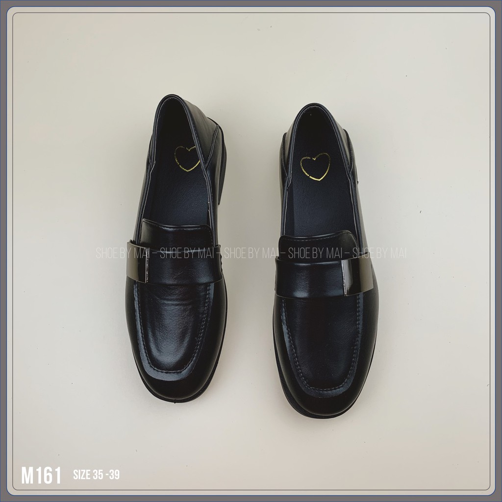 Giày ulzzang da mềm đế cao 2 phân M161 SHOEBYMAI