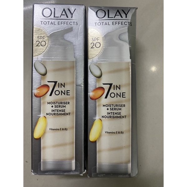 [Olay UK] Kem dưỡng ngày kết hợp serum Olay Total Effects Anti-Ageing 7-in-1 SPF 20 Moisturiser and Serum Duo 40 ml