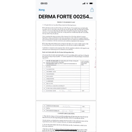 Derma forte- gel ngừa mụn sáng da, ngăn ngừa thâm mụn