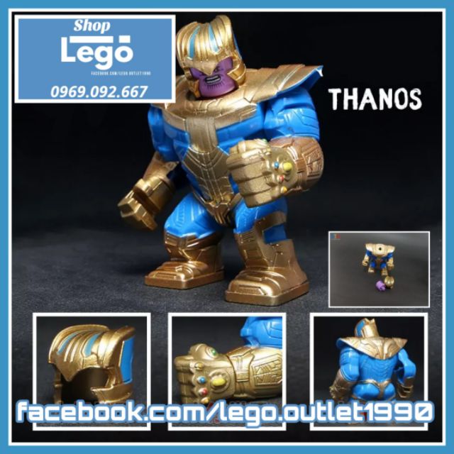 Xếp hình Thanos Chiến binh The Avengers: End Game Lego Minifigures Pogo PG8242 pg2065