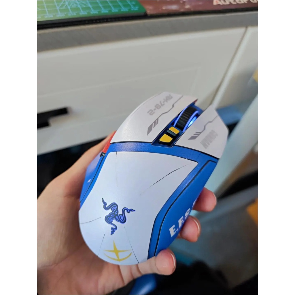 Miếng Dán Chống Trầy Xước Chống Thấm Nước Màu Trơn Họa Tiết Hoạt Hình Dành Cho Razer Basilisk Ultimate