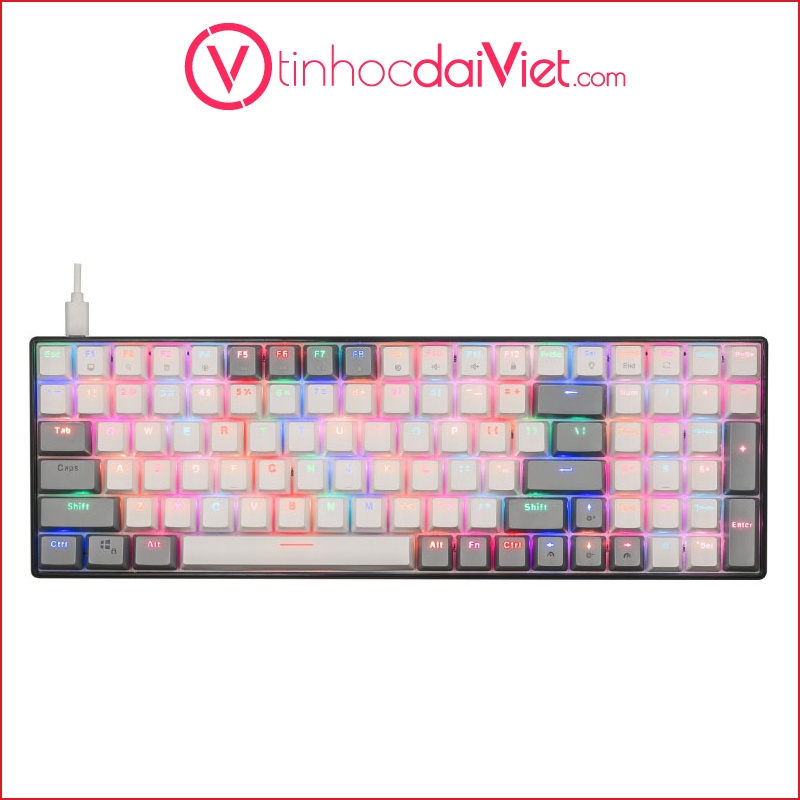 Bàn Phím Cơ E-Dra EK396 / EK396W (USB/ RGB/ Blue-Red-Brown Switch)