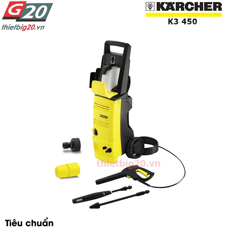 Máy rửa xe cao áp gia đình Karcher K3 450 KAP