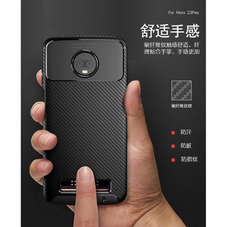 Ốp điện thoại vân chéo thời trang cho Motorola Moto Z3 Play