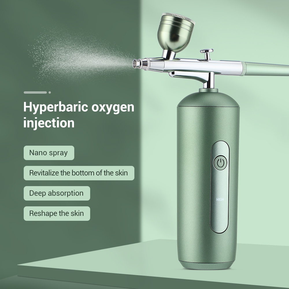 Máy Phun Oxy Nano Cầm Tay Áp Suất Cao Giúp Dưỡng Ẩm Chăm Sóc Da