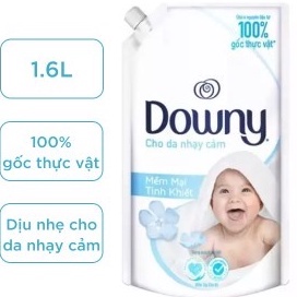 Nước Xả Vải Downy mềm mại tinh khiết 800ml / 1.6L