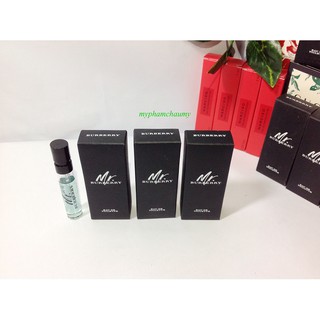 Mẫu thử Nước hoa Vial Nam Mr Burberry 2ml