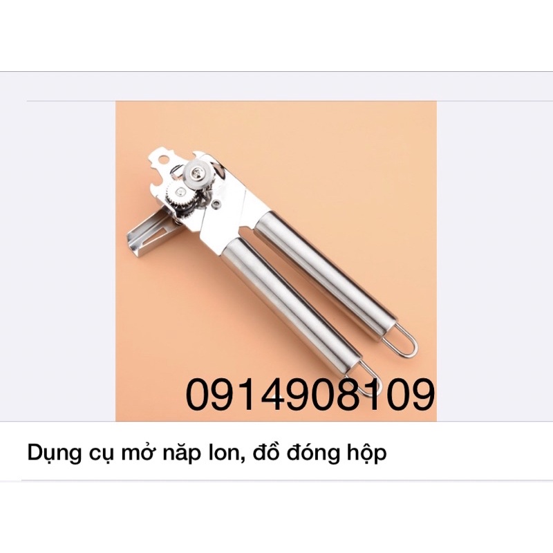 Dụng cụ mở nắp lon bia, đồ đóng hộp inox 304