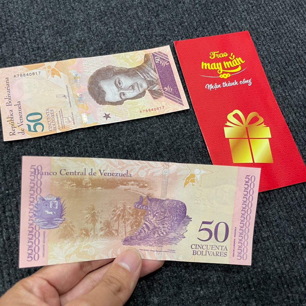 Tiền Hình Con Mèo Venezuela Lưu Niệm Lì Xì Tết 2023 - TẶNG KÈM BAO LÌ XÌ