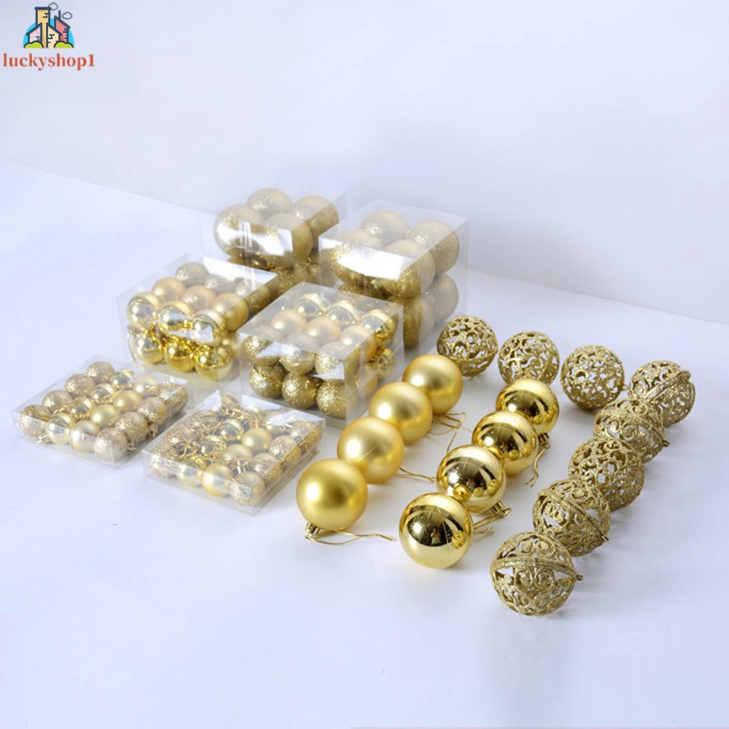 Set 100 Trái Châu Trang Trí Cây Thông Noel