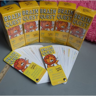 BỘ THẺ HỎI ĐÁP- BRAIN QUEST 5->6 TUỔI