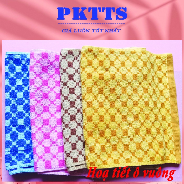Khăn mặt cỡ lớn 55 x 30 cm thương hiệu Tân Thịnh hàng Việt Nam chất lượng cao.