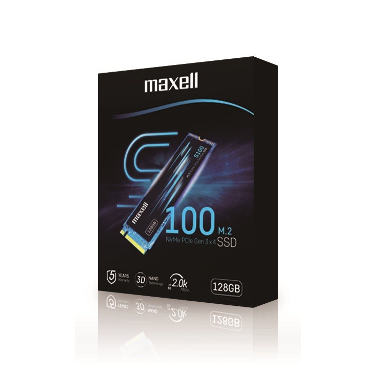 Thẻ nhớ Maxell SSD NVME 128GB Pcle Gen 3X4 5 Yrs | BigBuy360 - bigbuy360.vn