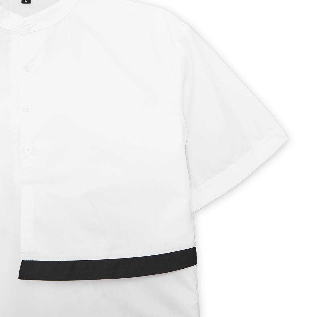 TSUKI TRẮNG (SƠ MI NGẮN TAY) | BigBuy360 - bigbuy360.vn