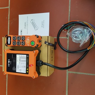 Bộ điều khiển cẩu trục từ xa Henjel H106 - 8 nút ( 1 nút stop dừng khẩn, 1 nút start + 6 nút điều khiển)