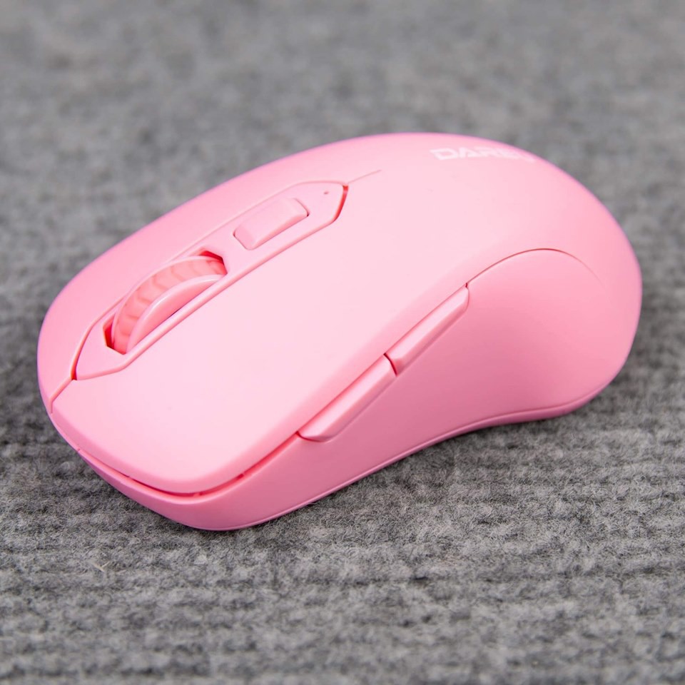 Chuột không dây DareU LM115G Pink BH 2 năm chính hãng