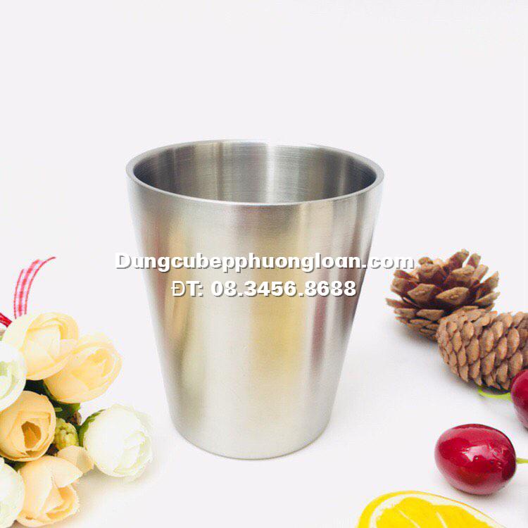 Cốc, ly Inox 2 lớp cách nhiệt Hàn Quốc 170ml, 250ml, 300ml, 350ml hàng cao cấp